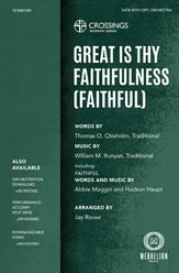Great Is Thy Faithfulness (Faithful) SATB choral sheet music cover